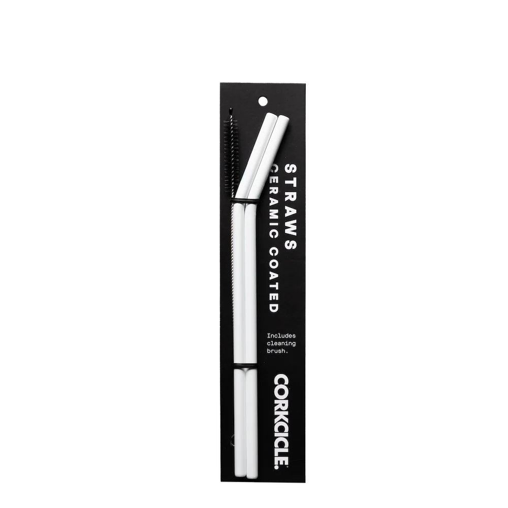 Ceramic Coated Straw Set