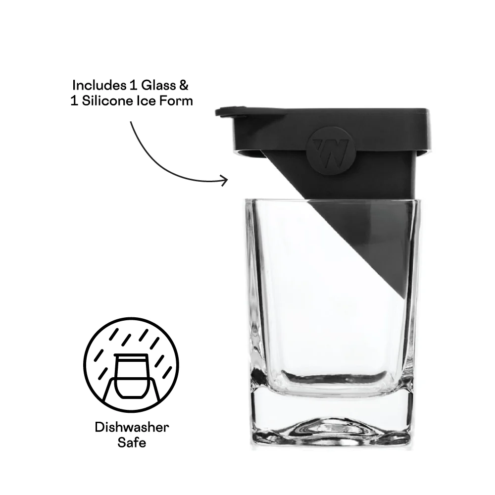 Whiskey Wedge + Cigar Glass Bundle