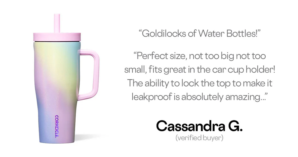 testimonial 22oz leakproof cruiser